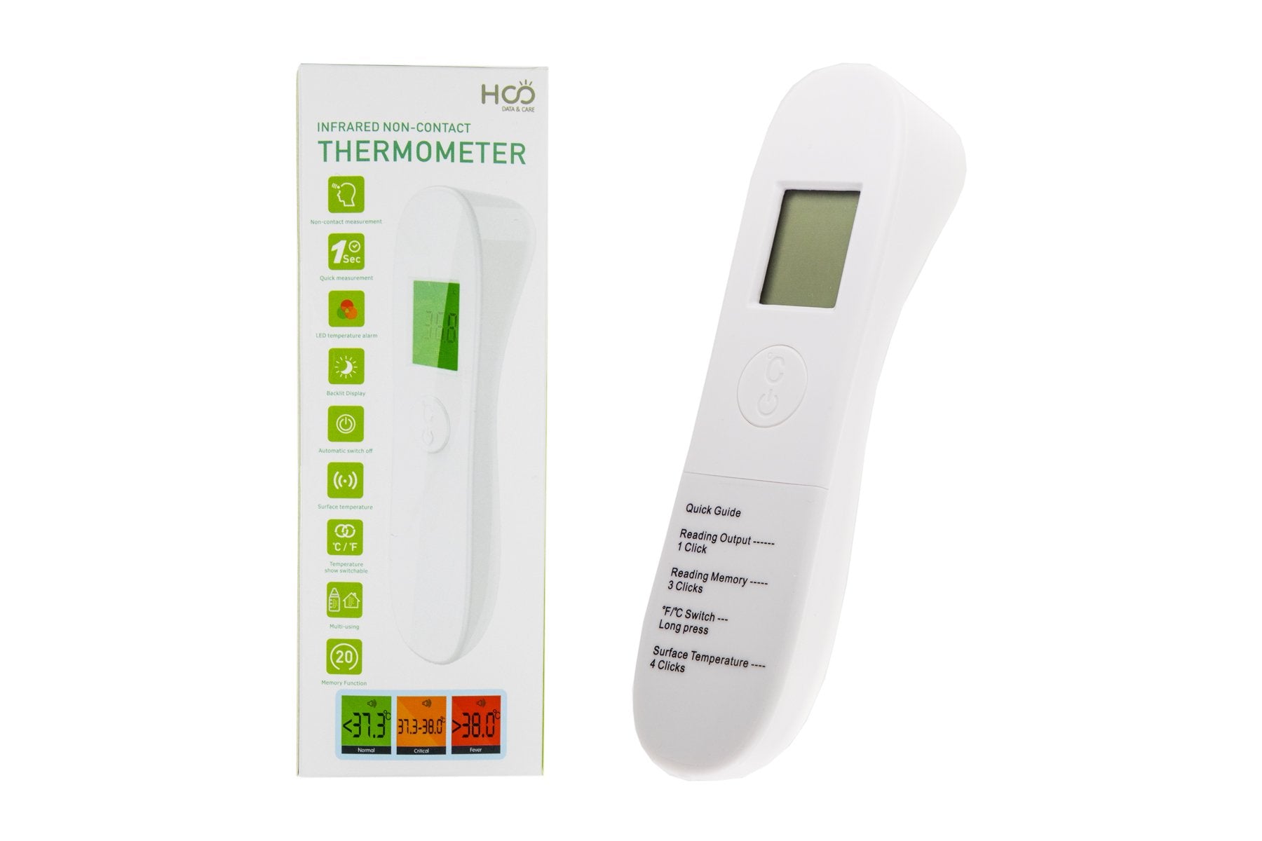 Metene Thermometer for Adults Forehead, Infrared Digital Thermometer